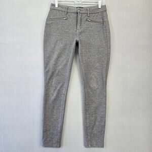 Tinsel Gray Heather Knit Pants Skinny Stretch Lightweight Chino Women's Size 28